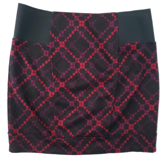 Free People Geometric Knit Mini Pencil Skirt - Picture 4 of 6